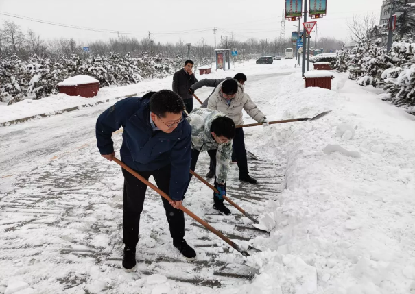 6776永利集团组织全体员工扫雪除冰(图2) 6776永利集团组织全体员工扫雪除冰(图2)